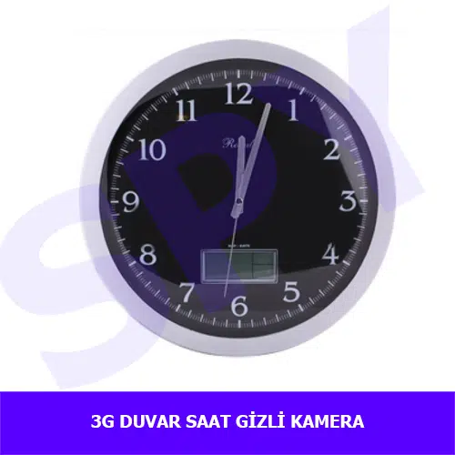 3g-duvar-saat-güvenlik-kamera
