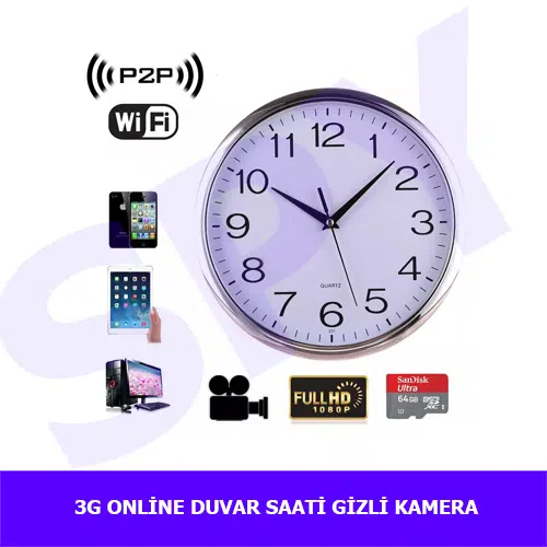 3g-online-duvar-saati-güvenlik-kamera