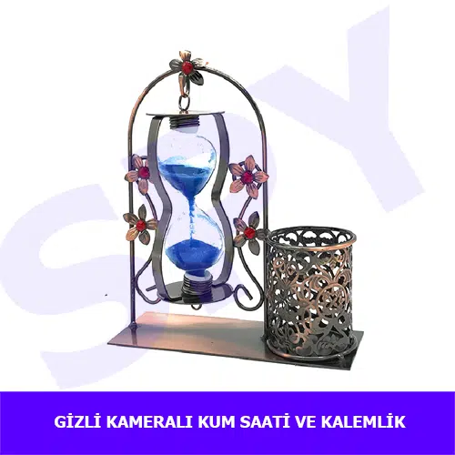 güvenlik-kameralı-kum-saati-ve-kalemlik