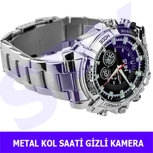 metal-kol-saati-güvenlik-kamera
