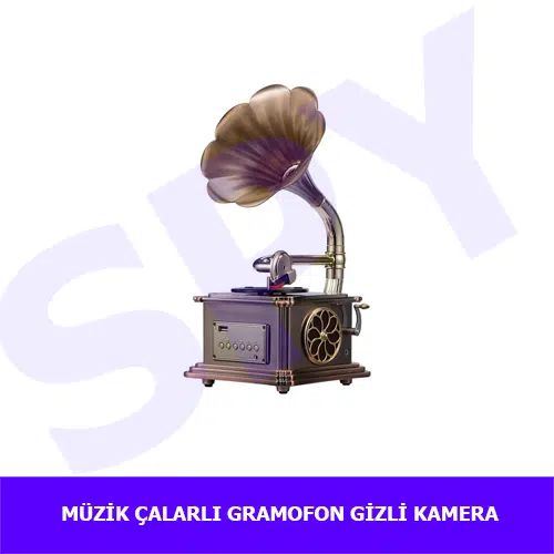 müzik-çalarlı-gramofon-güvenlik-kamera