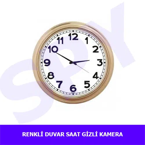 renkli-duvar-saat-güvenlik-kamera