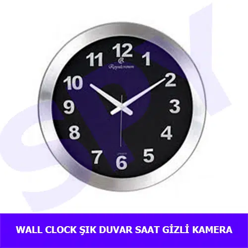 wall-clock-sik-duvar-saati-güvenlik-kamera
